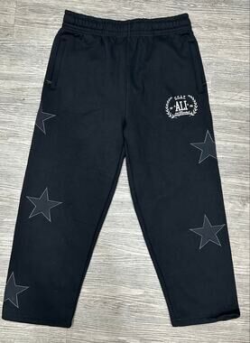 NWT Shoe Palace x Muhammad Ali Stars Sweatpants Men's XL Black GOAT Joggers
